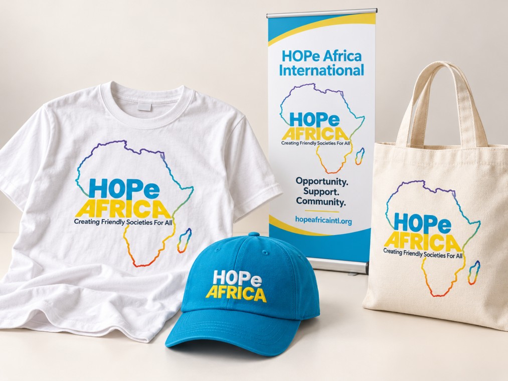 Coordinated branded clothing and promotional materials